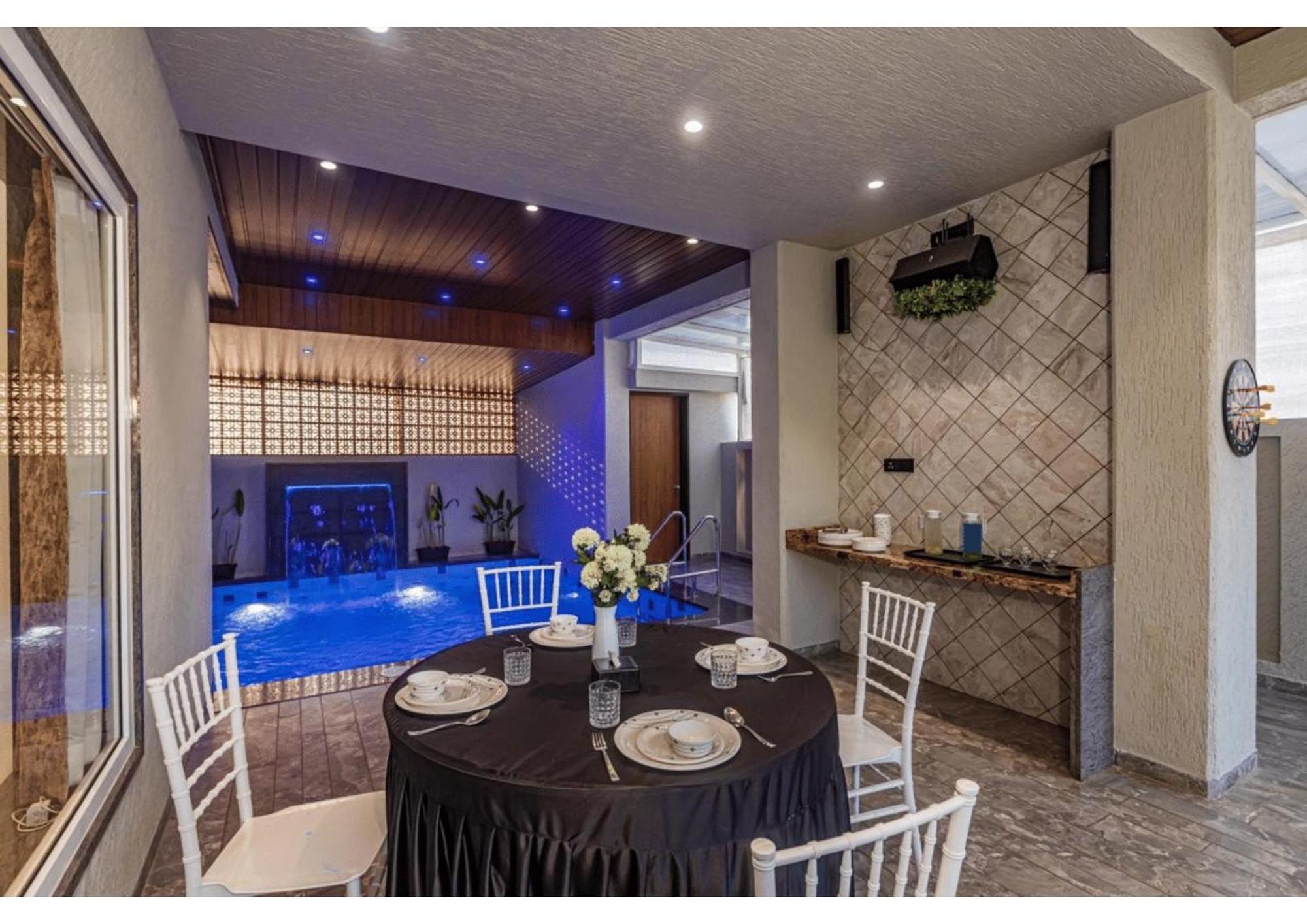 Mountain Glory 8Bhk By Tensorstays, Pool & Theater Igatpuri Bagian luar foto
